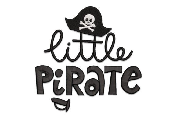 Little Pirate Embroidery Design