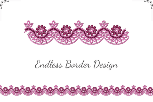 Stylist Border: A Seasonal Embroidery Gem