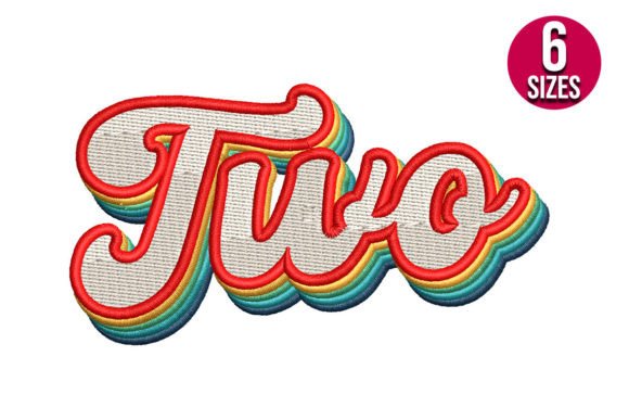 Two Retro Embroidery Design
